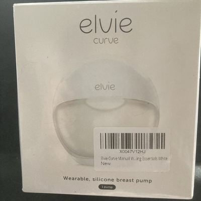 #ad #ad Elvie Curve Wearable Silicone Breast Milk Pump One Press Expression Hands Free $19.99