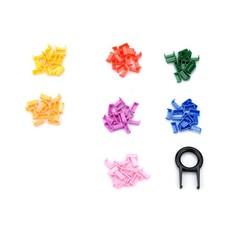 112 Pcs DIY LED Cover Assorted for 104 Mechanical Keyboard - 9.9mm Limited Use F