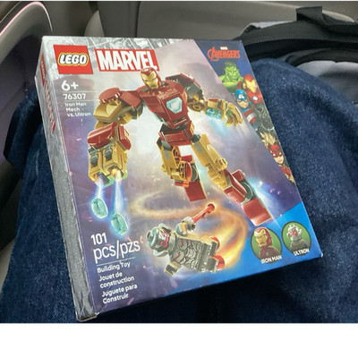 LEGO Marvel Iron Man Mech vs. Ultron 76307 Complete Set 101 Pieces Avengers