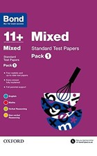 Bond 11+: Mixed Standard Test Papers: Pack 1 by Bond 11+ Book The Cheap Fast