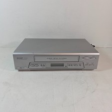 Sharp VC-MH75HM VCR Player 6 Head NICAM VHS Video Recorder Tested and Working