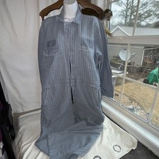 Big Ben Vintage Blue Denim Mens Coverall Utility Mechanic Workwear Sz 46 Short