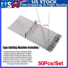 50 Needle for Brother Knitting Machine KH820 KH830 KH860 KH881 KH868 KH940 KH970
