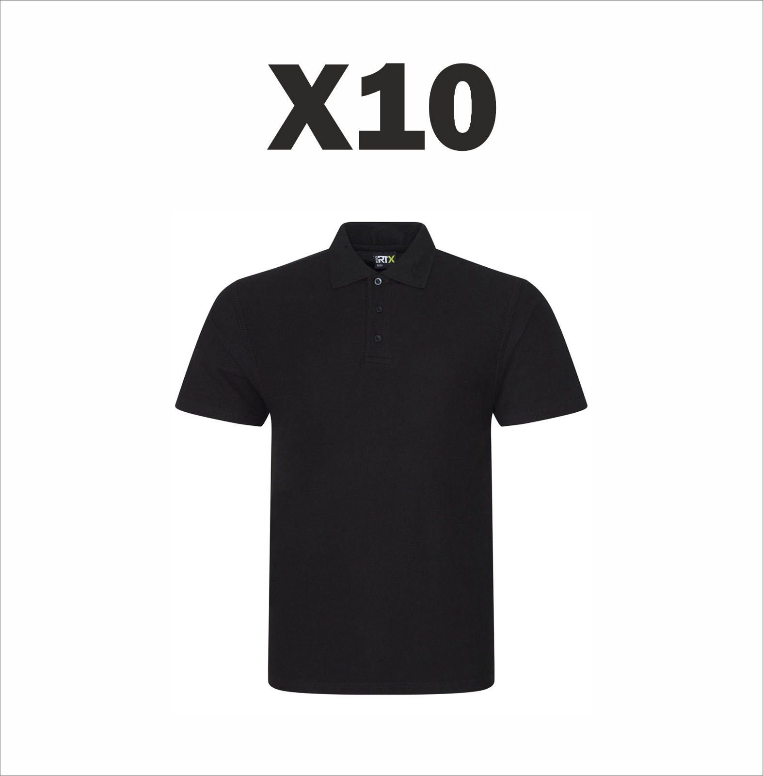 Personalised Workwear Bundle 10 Items Custom Printed Polo shirts Unisex Top Work