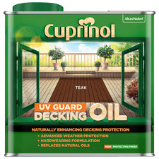 Cuprinol UV Guard Decking Oil Teak - 2.5L