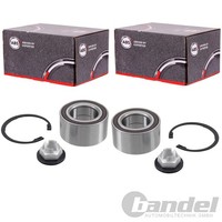 2X A.B.S. RADLAGER-SATZ Mit ABS-RING Vorne Passend FüR Ford C-MAX Focus Grand KU
