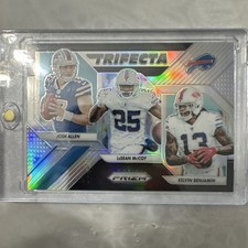 2018 Panini Prizm Trifecta LeSean McCoy Josh Allen Kelvin Benjamin #TRI-BUF