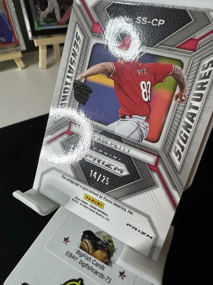 CHASE PETTY 2024 Panini Prizm Sensational Signatures Green Pulsar SP Auto /25 - Image 4 of 4