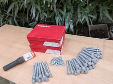 Job lot Hilti HUS 3HF 8x65 and 8x80mm Concrete Fixings 1/2" 13L Mag Impact Bit