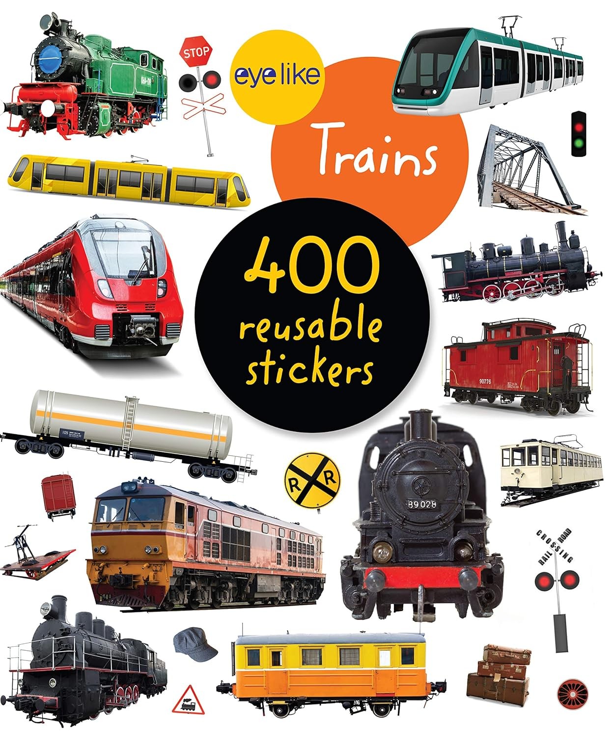 Eyelike Stickers: Trains Workman Publishing - Image 12