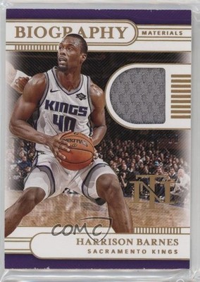 2019-20 National Treasures Biography Materials Prime 4/10 Harrison Barnes 5n1