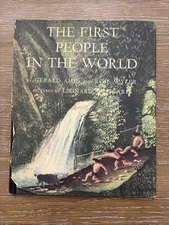 The First People in the World Ames Wyler HC DJ 1958 Harper & Row early man  G