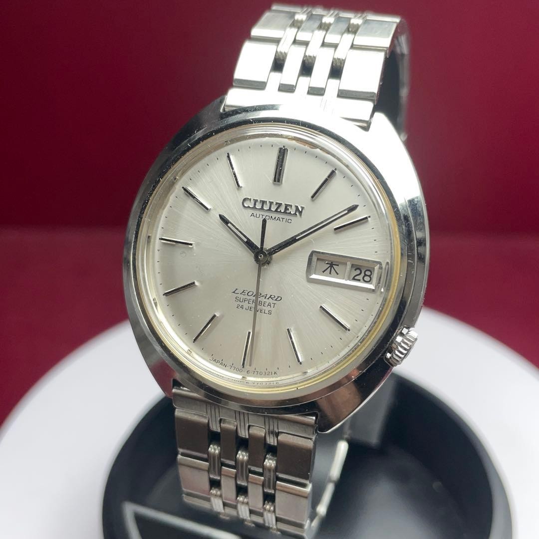 1971 Citizen Leopard Super Beat Automatic SS Brac… - image 4