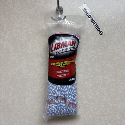 Single Liam. 20-Oz. Finishing Wet Mop Head. Model# 969. New Sealed Pack