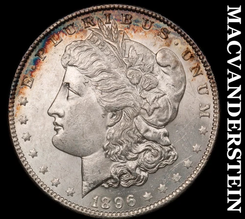 1896 Morgan Dollar- Choice Gem Brilliant Uncirculated Luster No Reserve #i8869