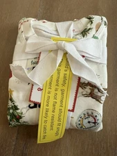 ✨POTTERY BARN KIDS ELF CHRISTMAS PAJAMA SET SIZE 2T 100% ORGANIC COTTON NWT✨