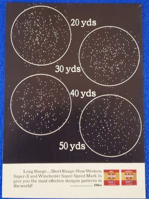 1963 WINCHESTER OLIN SUPER X MARK V SHOTGUN SHELLS ORIGINAL GUN / AMMO PRINT AD