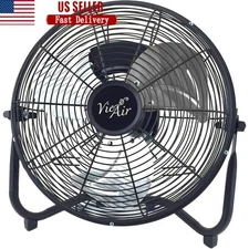 30W Industrial Floor Fan Electric Ventilation Bedroom Office High Airflow New