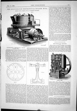 Old 1888 Huntington Centrifugal Roller Mill Davey Duplex Pump Paxman Victorian