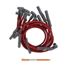 Msd 32189 Super Conductor Spark Plug Wire Set Red