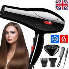Professional Hair dryer Nozzle Low Noise 2200w Ionic Blow Dryerwith Diffuser !