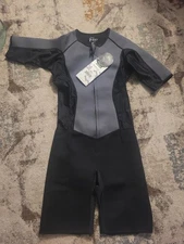 NWT Kutting Weight V3 Sauna Suit Adult SMALL Black Grey Body Suit Neoprene Sweat
