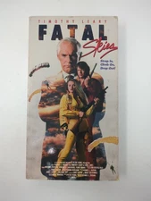 Fatal Skies VHS Tape 1990 AIP Studios Release Timothy Leary Extremely Rare Movie