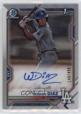 2021 Bowman Chrome Prospect Refractor 148/499 Wilman Diaz #CPA-WD Auto 0eo6