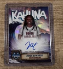 JOYCE EDWARDS 2024-25 Bowman University Chrome ON CARD Big Kahuna AUTO Autograph