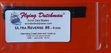 Flying Dutchman Ultra Reverse #5 Six Dozen Pinless Scroll Saw Blade silver