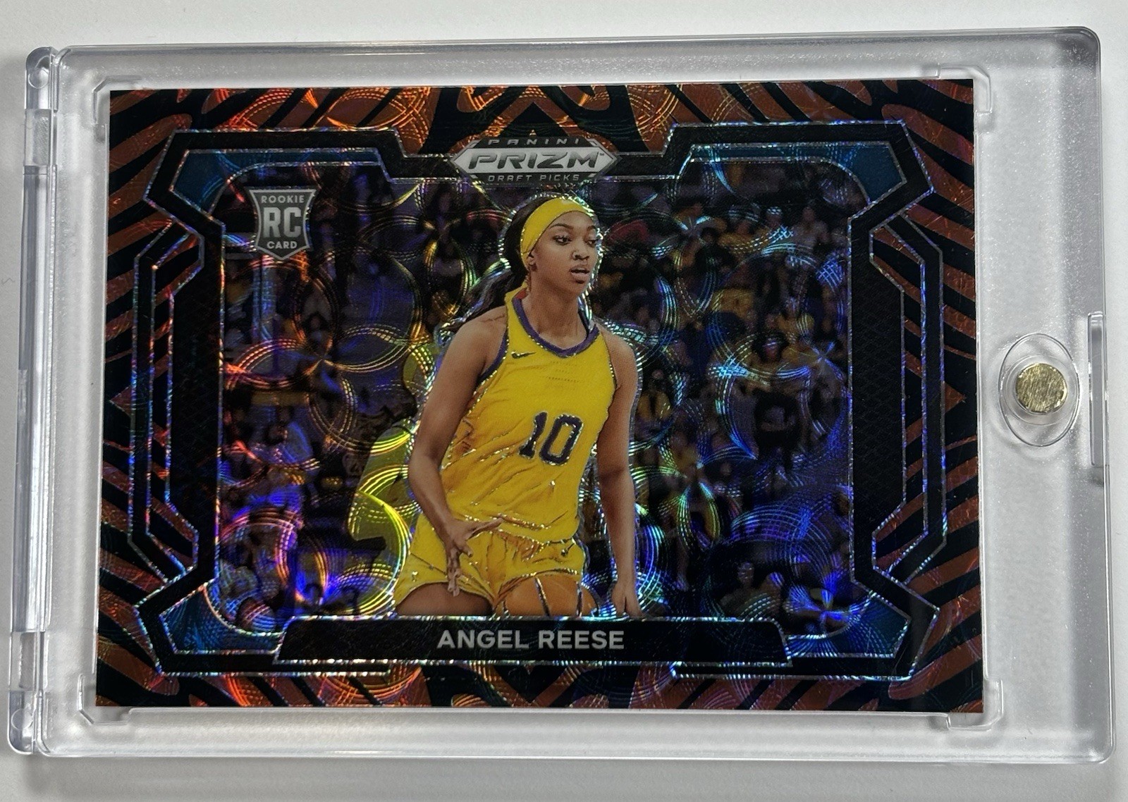 2024 PRIZM DRAFT PICKS ANGEL REESE #38 TIGER STRIPE ROOKIE