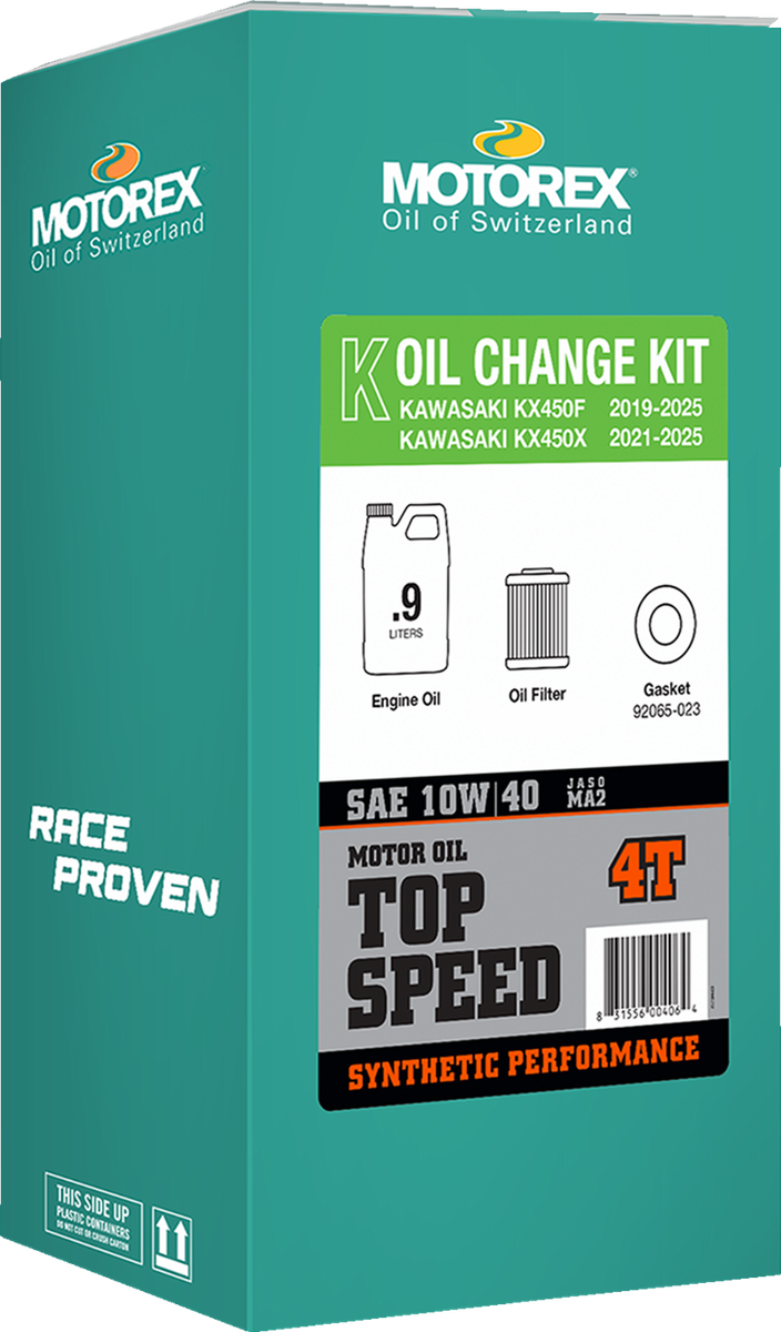 MOTOREX Oil Change Kit 2019-2025 Kawasaki KX 450 10W-40 311248 | eBay