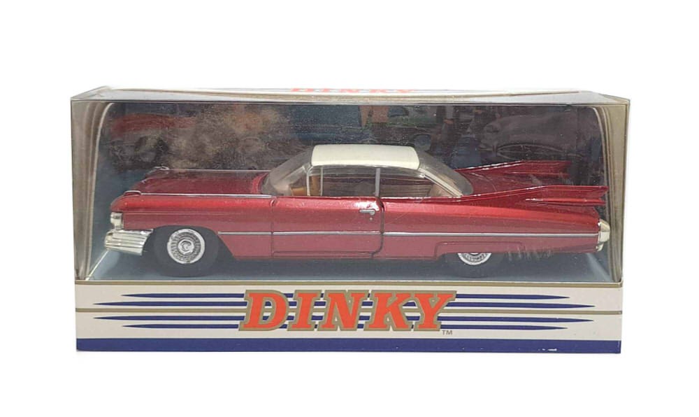 MATCHBOX DINKY 1959 CADILLAC COUPE DE VILLE RED DY-7