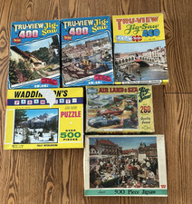 Confezione x6 seghetti alternativi vintage. Tru-view, Try-cut, Lyric, Waddingtons. Più completo