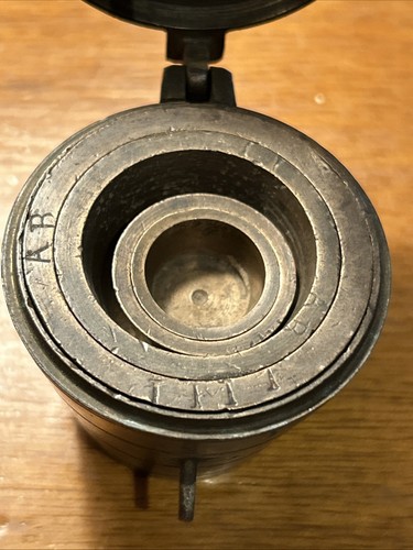 Apothecary Nest of Brass Weights Antique Round Stacking Bucket Cup ...