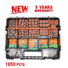 Genuine Deutsch Connector Kit Stamped Contacts For 14,16,18,20 GA.WIRE 1650PCS