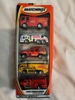 Vintage 2000 Matchbox Fire Drenchers Diecast  Vehicle 5 Pc Gift Set