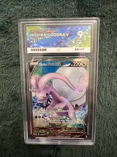 Hisuian Goodra V 187 Ace Grading Grade Mint 9 Pokemon Card