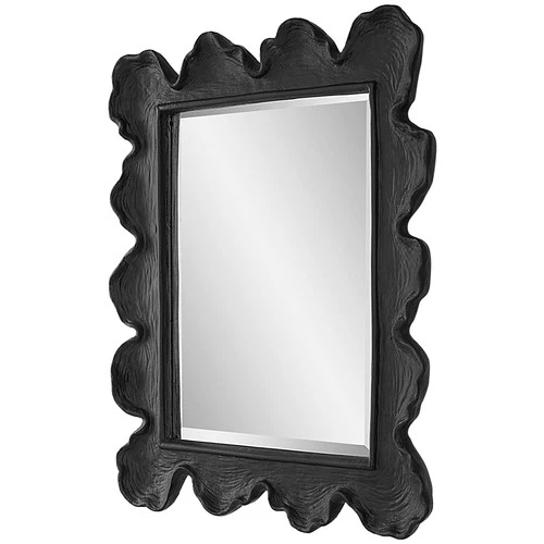 Sea Coral Natural Black 27 1/4" x 34 1/4" Wall Mirror - Picture 5 of 8