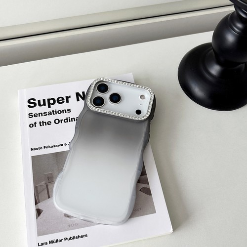 Stoßfeste Bling Hülle für iPhone 17 Pro Max 17 Air Wave Rahmen Lockige Form Cover - Bild 5 von 23