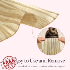 GOO GOO P16/22A Blonde Tape In Human Hair Extensions 22"