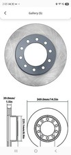 Carquest Premium Painted Front Brake Rotor Yh145615p Oe No Warranty