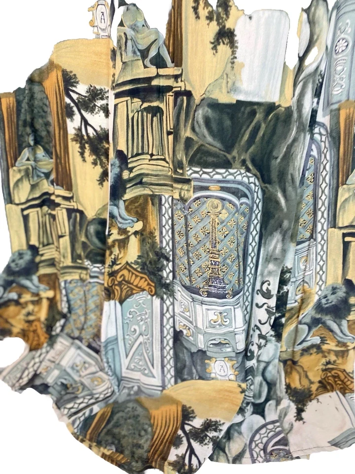 Vintage CAROLE LITTLE Art To Wear Full Women’s Swing Skirt Sz 12 - Image 3 of 4