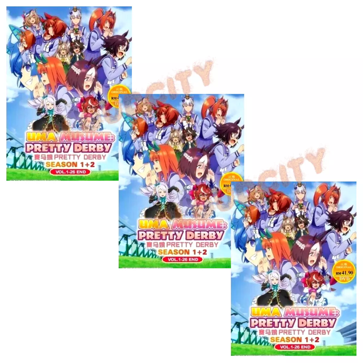 UMA MUSUME : Pretty Derby (Season 1+2) - Anime Tv Series Dvd Box