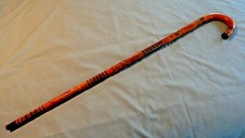 Vintage MEXICO Colorful Wooden Walking Stick Cane Excellent Condition
