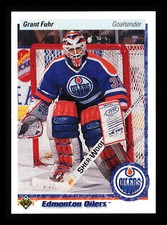 Grant Fuhr 1990-91 Upper Deck Hockey NHL #264a Edmonton Oilers
