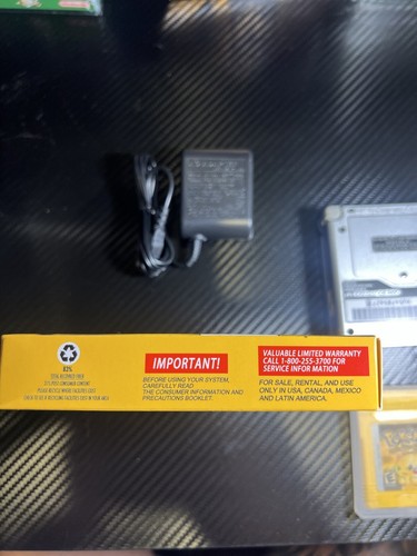Pokémon Yellow Version With Box And Gameboy Advance SP Console - Picture 7 of 10