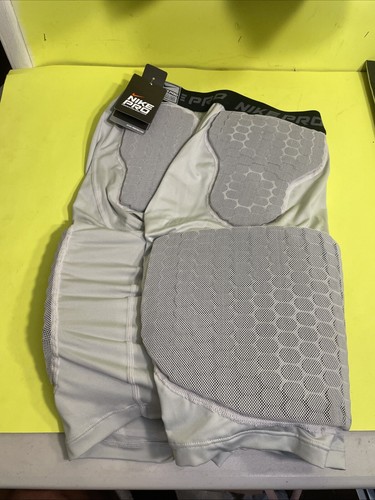 NWT NIKE PRO MEN BASE LAYER WHITE ATHLETIC TANK TOP SHIRT & Short Compression L - Picture 2 of 5