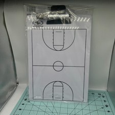 Athletic Works Basketball. Coaches Dry Erase 9 x 12.5" Clip Board, New Sealed