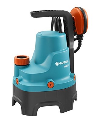 GARDENA Classic Schmutzwasserpumpe 7000/D: Tauchpumpe mit Fördermenge